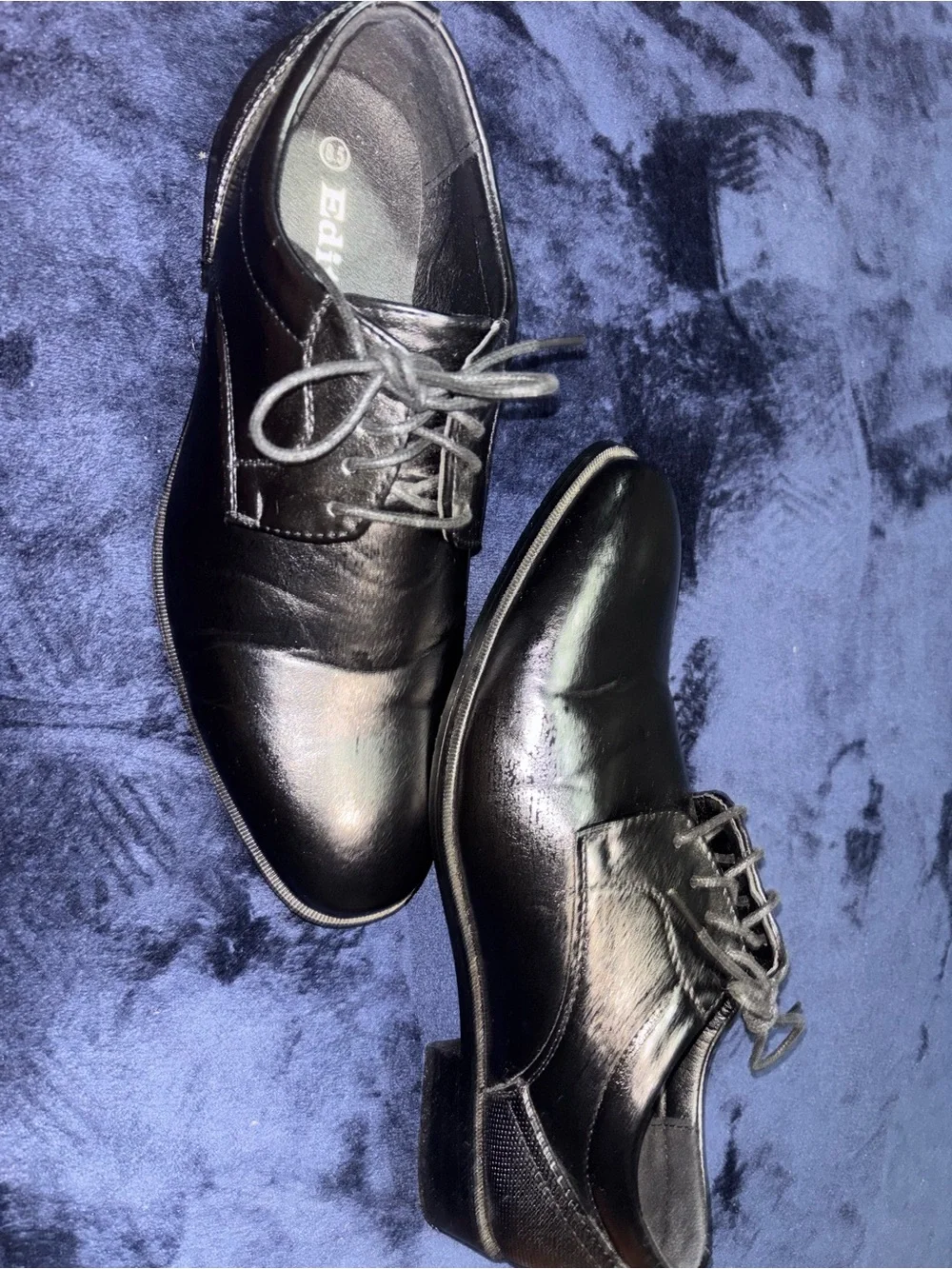 Black Men's Lace-Up Dress Shoes
